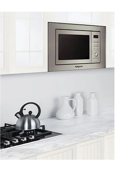 Kitchen Line ميكروويف مدمج مع شواية من إيتشن لاين، سعة 20 لترًا، 800 واط، ستانلس ستيل | AG820-BC4
