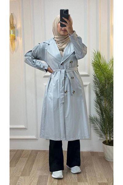 Tebrikler tekstil Women's Summer Trench Coat Model G1155