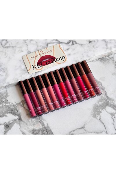 FANCY BEAUTY أرواج سائلة ثابتة 12 لون ألوان غنية ثبات يدوم إطلالة لا تُقاوم