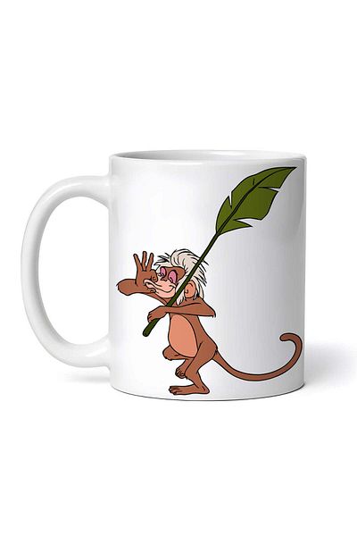 OEM Cană albă personalizată, Cartea Junglei, Lacheul, Inovatix®. 330 ml
