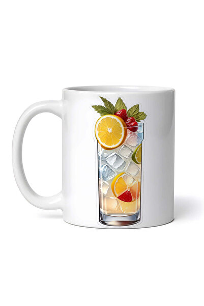 OEM Εξατομικευμένη Λευκή Κούπα, Κοκτέιλ Tom Collins, Inovatix®. 330 ml