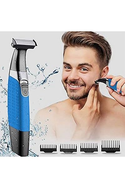 Kemei Km-1910 Eyebrow Trimmer Blue