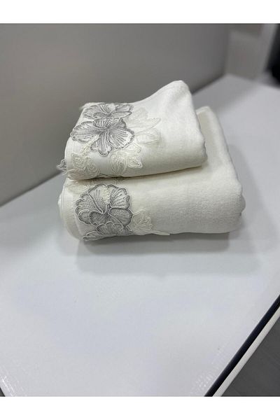 HMZ Textile Gift Gift Package Anali Girl Lace Velvet Towel. (30X50+50X90) Towel