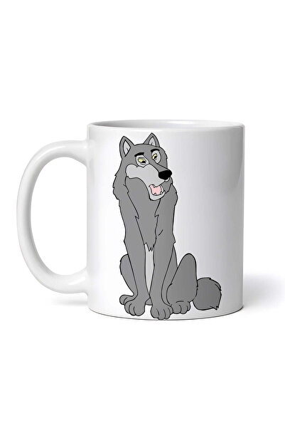 OEM Cană albă personalizată, Cartea Junglei Akela privește în jos, Inovatix®....