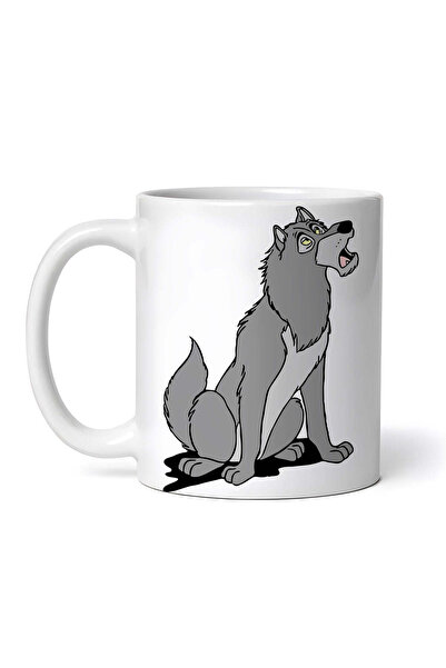 OEM Cană albă personalizată, Cartea Junglei Akela, INOVATIX®. 330ml