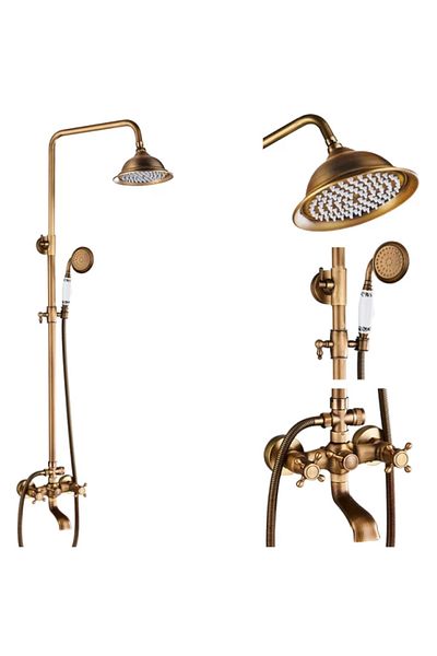 Blackswan Design Shower faucet, Blackswan, Type M40.3, antique bronze model, size 20 cm