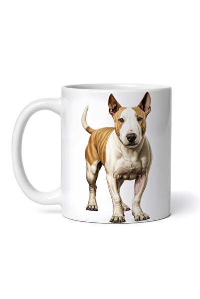 OEM Εξατομικευμένη Λευκή Κούπα, Σκύλος Καφέ Μπουλ Τεριέ, Inovatix®. 330ml