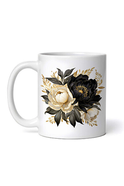 OEM Cană albă personalizată, buchet floral pentru familie, INOVATIX®. 330ml