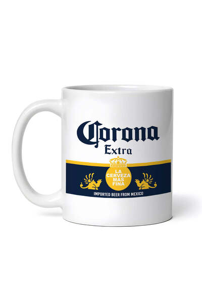 OEM Cană albă personalizată, Corona, INOVATIX®. 330ml