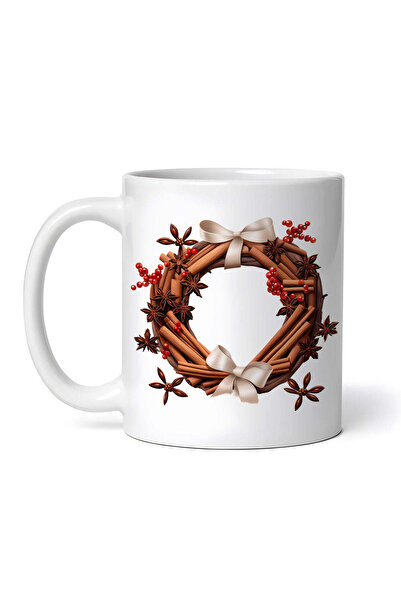 OEM Cană albă personalizată, coroană cu scorțișoară și fructe de pădure, INOV...