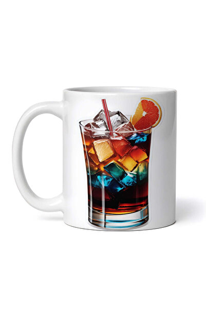 OEM Cană albă personalizată, cocktail cu gheață, Inovatix®. 330 ml