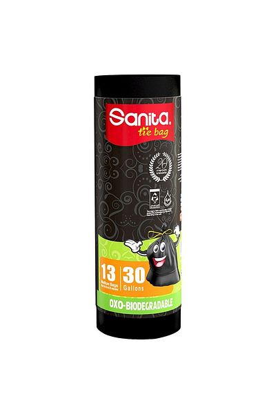 Generic أكياس نفايات من سانيتا كلوب - 30 جالون - 13 كيس