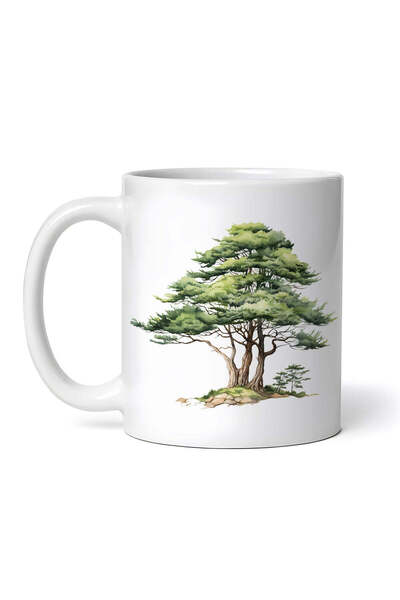 OEM Cană albă personalizată, Copaci Prieteni, INOVATIX®. 330ml