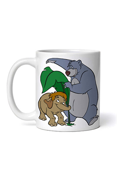 OEM Cană albă personalizată, Cartea Junglei Junior HUP și Baloo, INOVATIX®. 3...