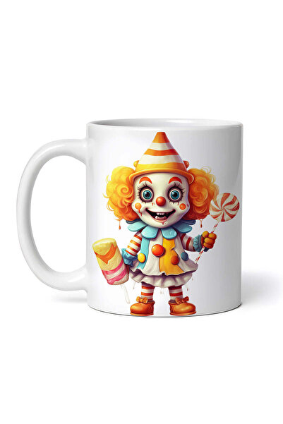 INOVATIX Personalized white mug, Clown Grock, INOVATIX®. 330 ml