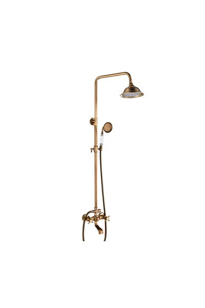Blackswan Design Shower faucet, Blackswan, Type M40.3, antique bronze model, size 20 cm