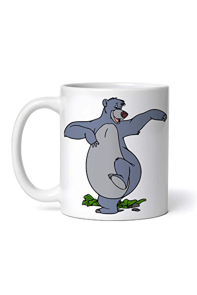 OEM Cană albă personalizată, Cartea Junglei Baloo dansează cu înverșunare, In...