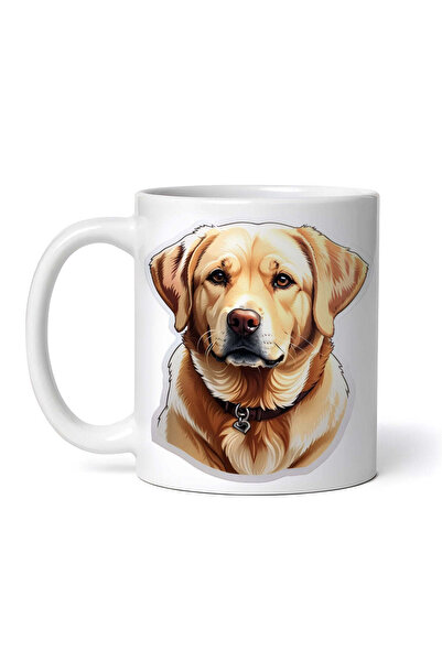OEM Cană albă personalizată, câine Labrador Retriever, INOVATIX®. 330 ml