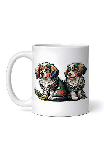 OEM Cană albă personalizată, Setter Englez, INOVATIX®. 330ml