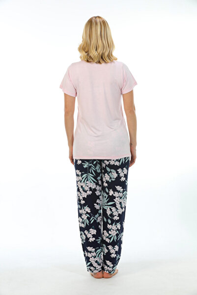 Etoile Bambu, Esnek kumaş, Kısa Kol Kadın Pijama Takımı 73211