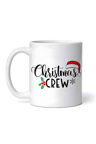 OEM Cană albă personalizată, Christmas Crew, Inovatix®. 330 ml