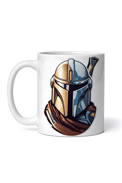 OEM Cană albă personalizată, Cască de luptă, INOVATIX®. 330ml