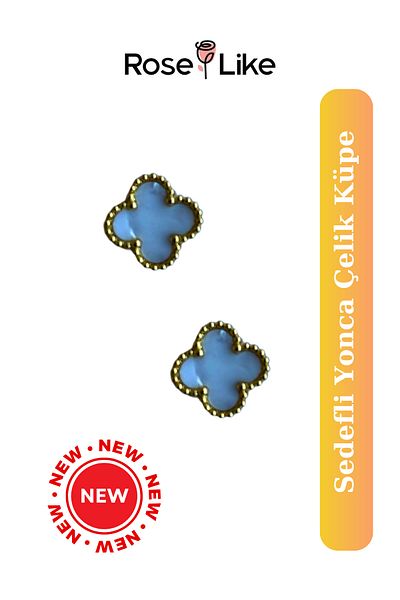 RoseLike Clover Steel Earrings