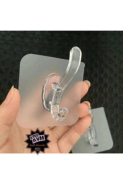 Euro Pink 10 Adet Kendinden Yapışkanlı Askı Aparatı Banyo&Mutfak Askı Aparatı