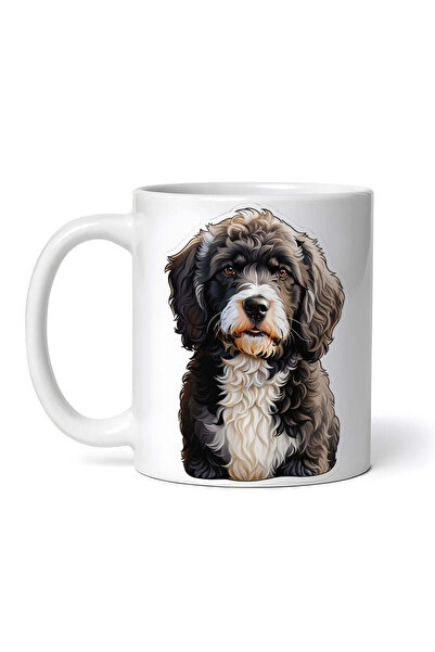 OEM Cană albă personalizată, Câine de Apă Portughez, INOVATIX®. 330ml