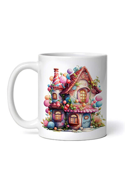 OEM Cană albă personalizată, Căsuță de Basm, INOVATIX®. 330ml