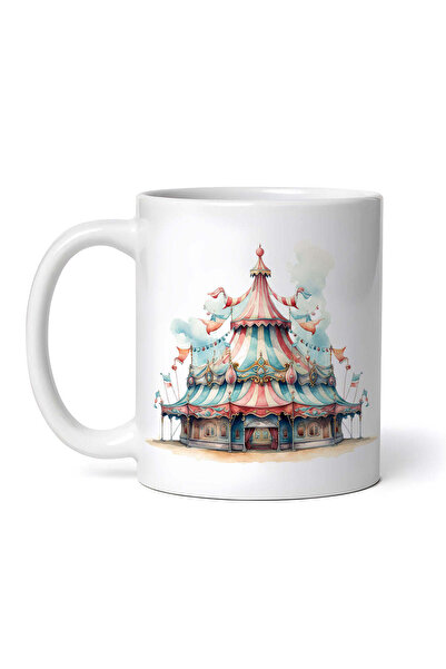 OEM Εξατομικευμένη λευκή κούπα, Circu Castello, INOVATIX®. 330ml