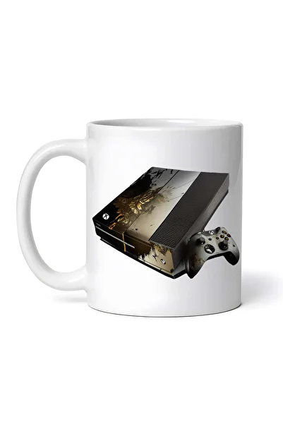 OEM Cană albă personalizată, consolă Xbox One cu controler, INOVATIX®. 330 ml