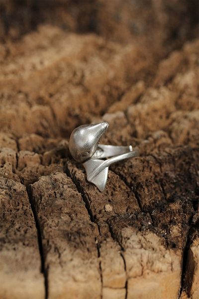 Clariss Authentic Dolphin Design Adjustable Women's Ring