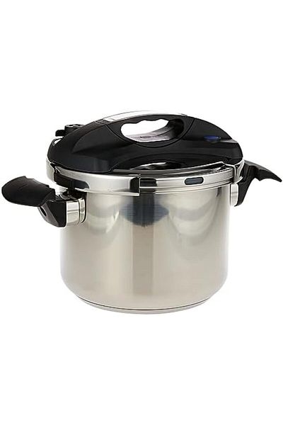 Opalin A Pressure Cooker With Lid, Black/silver, 6 Litre