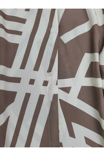 HİJABAYA Buttoned Patterned Viscose Tunic