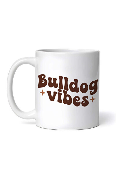 INOVATIX Personalized white mug, Bulldog vibes, INOVATIX®. 330 ml