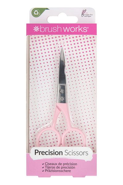 Brushworks Foarfecuta profesionala pentru unghii, lama lata din otel inoxidabil, Brushworks