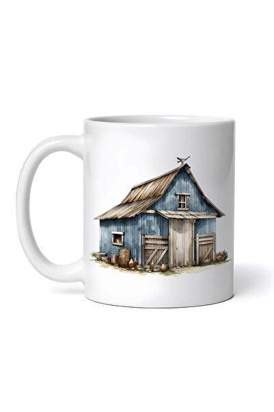 OEM Cană albă personalizată, Căsuța Animalelor, INOVATIX®. 330ml