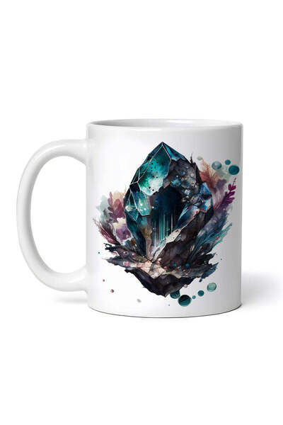 OEM Personalized white mug, Erdal Dark Crystals, INOVATIX®. 330ml