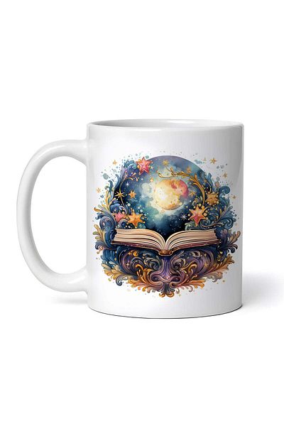 OEM Cană albă personalizată, Cartea Magică a Raiului, Inovatix®. 330 ml