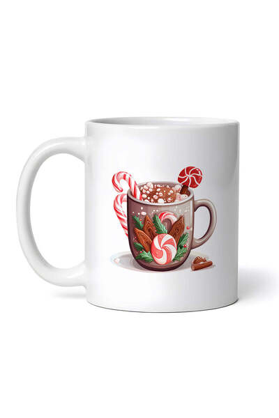 OEM Cană albă personalizată, Ciocolată Caldă Mirabela, INOVATIX®. 330ml