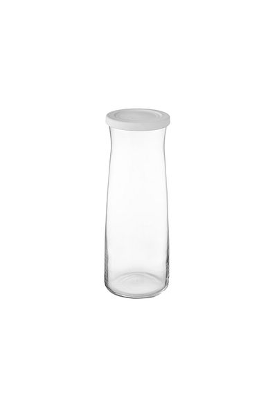Dania Pasabache Turkish Glass Water Bottle with Silicone Lid