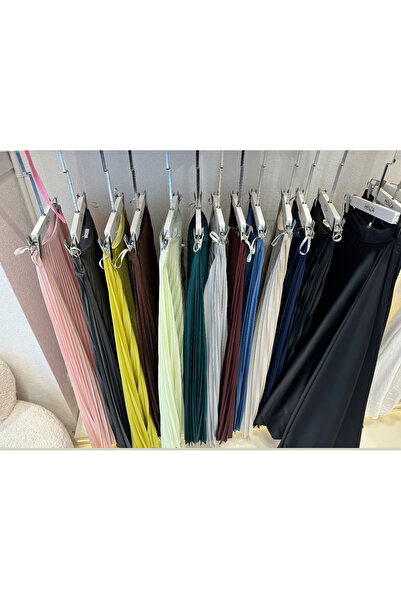 İpekseli Skirt Pleated Henza Premium Quality + Standard (Pink)