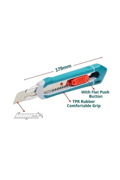 TOTAL Total 169mm Snap-on Blade Knife