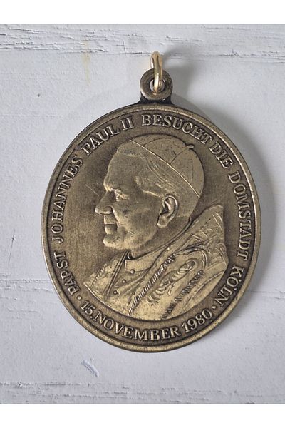 Edi Antik 3cm German Christian Religious Medal Rare. The Original Period