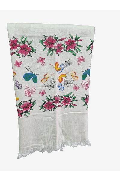 Minteks Mi̇nteks - Muslin Double Layer Peshtemal - 100% Cotton - Organic - Printed