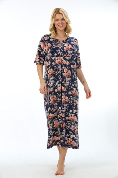 Etoile Women's Bamboo Long Home Dress Nightgown 72638