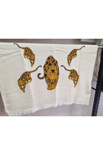 Minteks Mi̇nteks - Muslin Double Layer Peshtemal - 100% Cotton - Organic - Printed