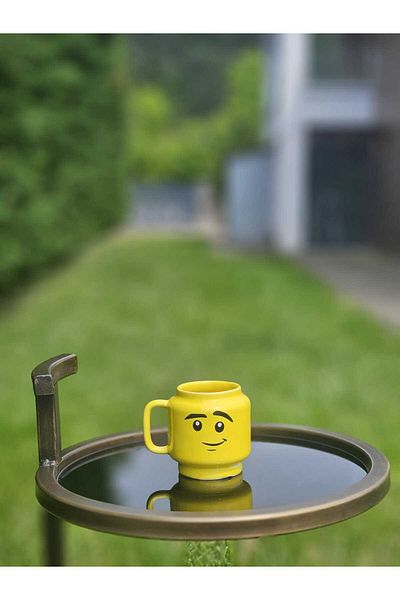 MeGgDecor 1 Ceramic Mug with Emoji Face (200 ml)