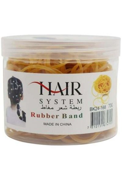 Hair System Elastic Hair Tie, Yellow Large 70g